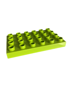 Lego® Duplo® deska 4x6 sv. zelená